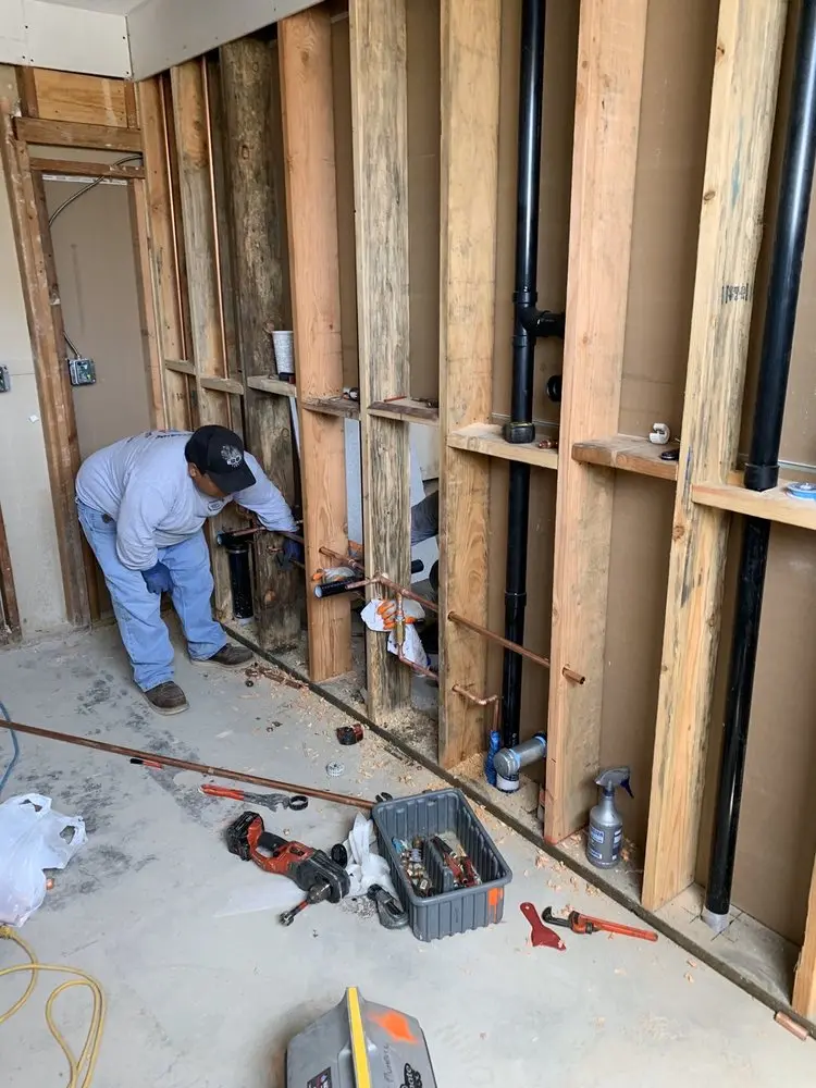 Commercial rough-in plumbing for Gas Line Repair in Milbrook